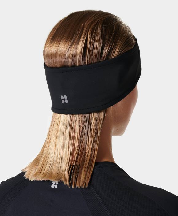 accesorios negro T28T683 calentadores de oídos therma run mujer Sweaty Betty