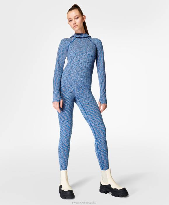 ropa azul profundo T28T1016 leggings con capa base spacedye mujer Sweaty Betty