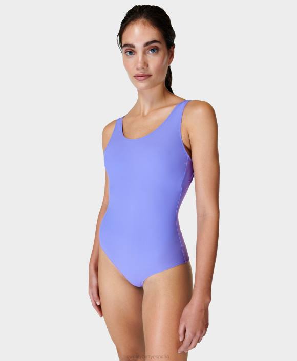 ropa azul aciano T28T1061 traje de baño tidal xtra life mujer Sweaty Betty