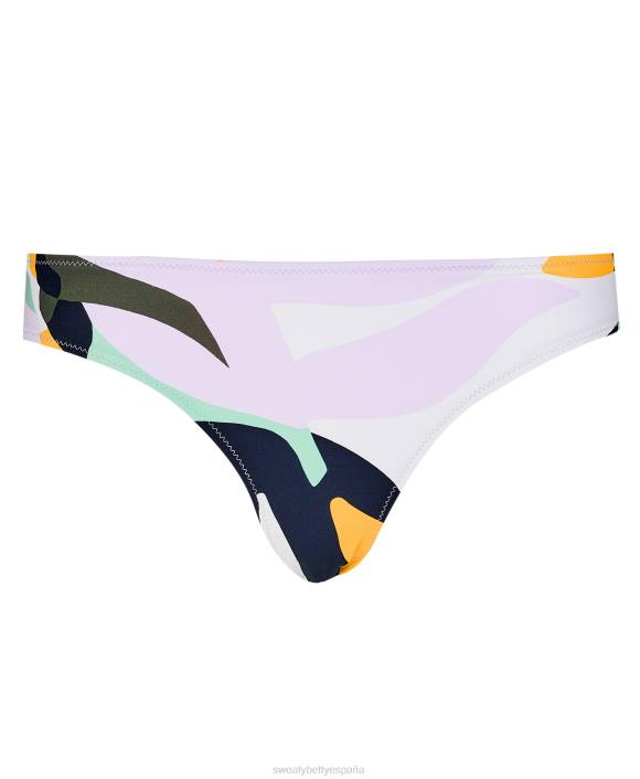 ropa estampado de hojas verdes T28T630 braguita de bikini península xtra life mujer Sweaty Betty