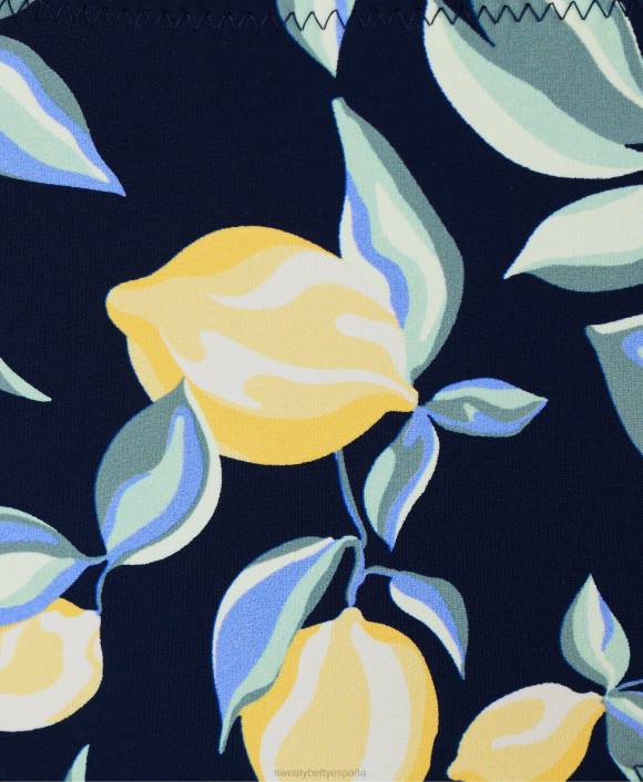 ropa estampado de limonero azul T28T633 braguita de bikini península xtra life mujer Sweaty Betty