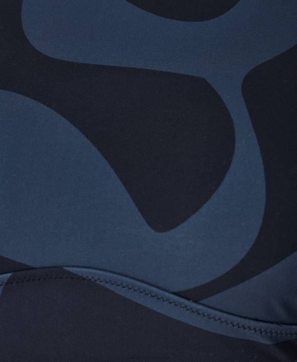 ropa estampado de mármol de agua azul T28T1078 top de bikini oceanic xtra life mujer Sweaty Betty