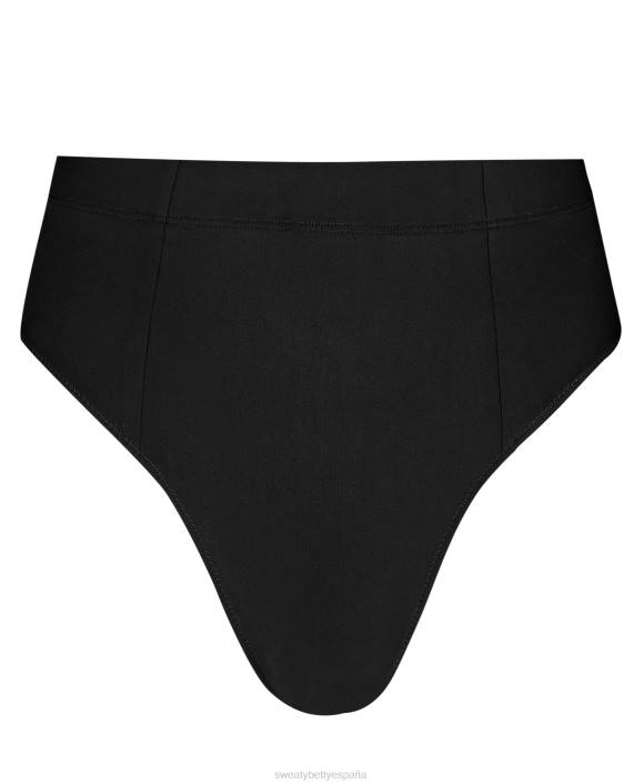 ropa negro un T28T599 braguita de bikini Brook de talle alto xtra life mujer Sweaty Betty