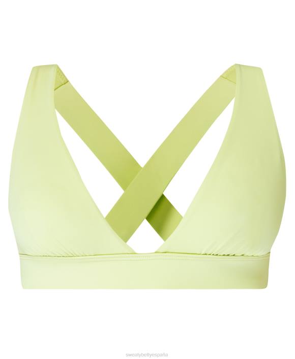 ropa pomelo verde T28T439 top de bikini península xtra life mujer Sweaty Betty