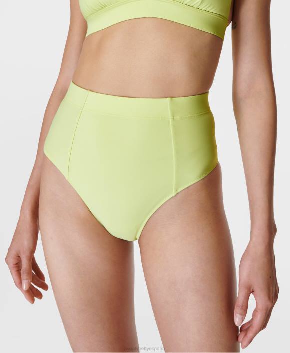 ropa pomelo verde T28T603 braguita de bikini Brook de talle alto xtra life mujer Sweaty Betty