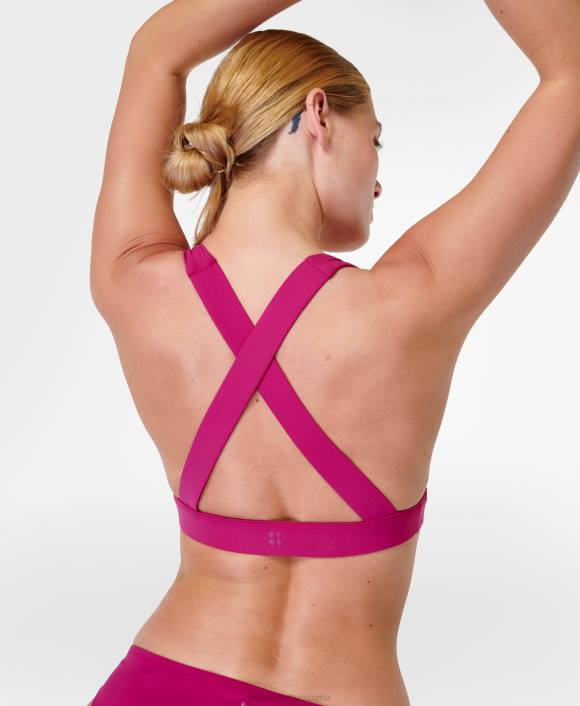 ropa rosa flox T28T440 top de bikini península xtra life mujer Sweaty Betty