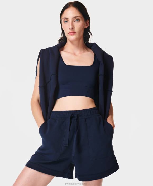 ropa Azul marino T28T1068 revivir pantalones cortos mujer Sweaty Betty