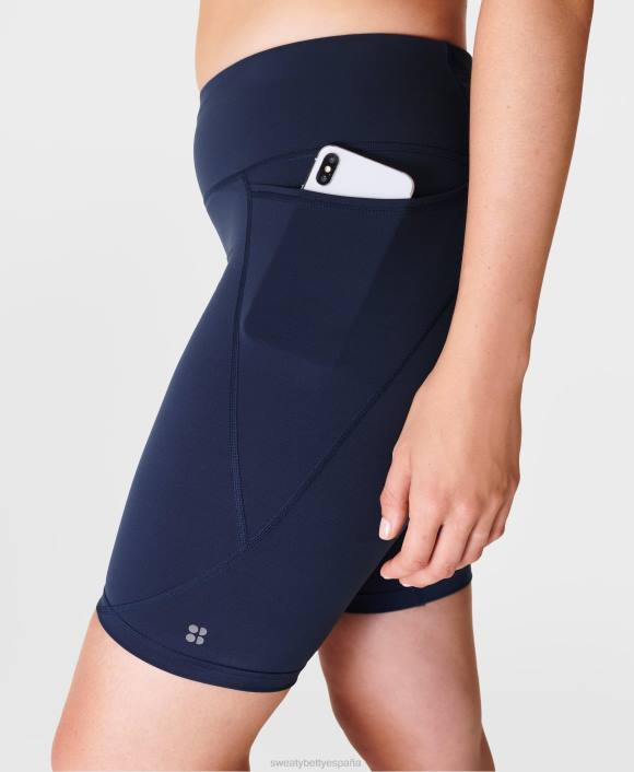 ropa Azul marino T28T563 pantalones cortos ciclistas de 9