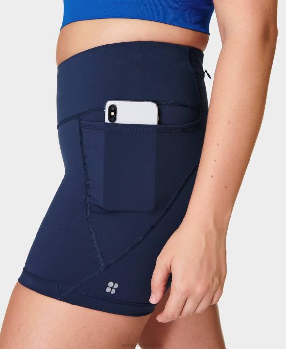 ropa Azul marino T28T674 pantalones cortos ciclistas de 4