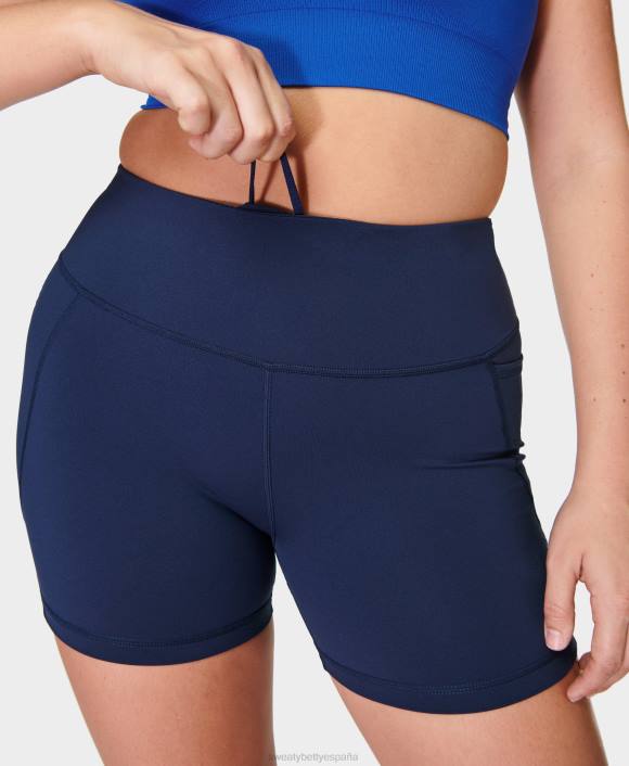 ropa Azul marino T28T674 pantalones cortos ciclistas de 4