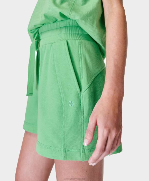 ropa irradiar verde T28T622 revivir pantalones cortos de cintura alta mujer Sweaty Betty