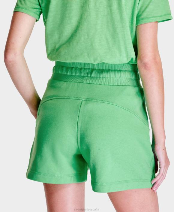 ropa irradiar verde T28T622 revivir pantalones cortos de cintura alta mujer Sweaty Betty