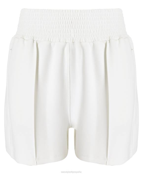 ropa lirio blanco T28T639 shorts con peso de nube con lavado arena mujer Sweaty Betty