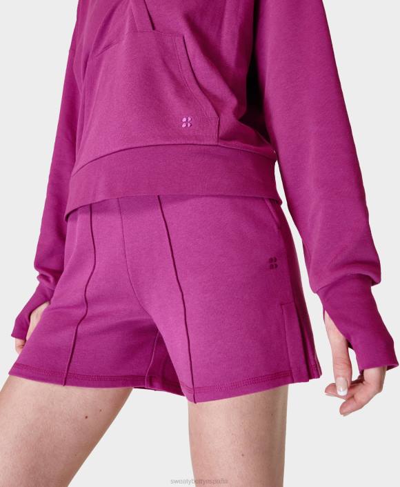 ropa malbec morado T28T695 pantalones cortos después de clase mujer Sweaty Betty