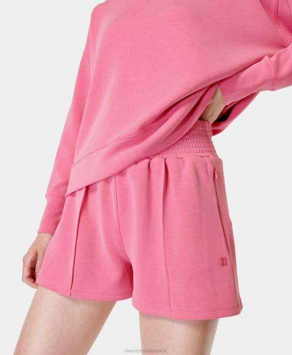 ropa piruleta rosa T28T641 shorts con peso de nube con lavado arena mujer Sweaty Betty