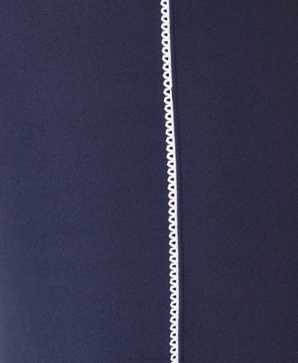 ropa Azul marino T28T433 pantalones acampanados de encaje de picot súper suaves mujer Sweaty Betty