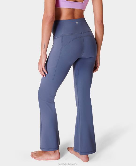ropa azul infinito T28T553 pantalones de yoga acampanados súper suaves mujer Sweaty Betty