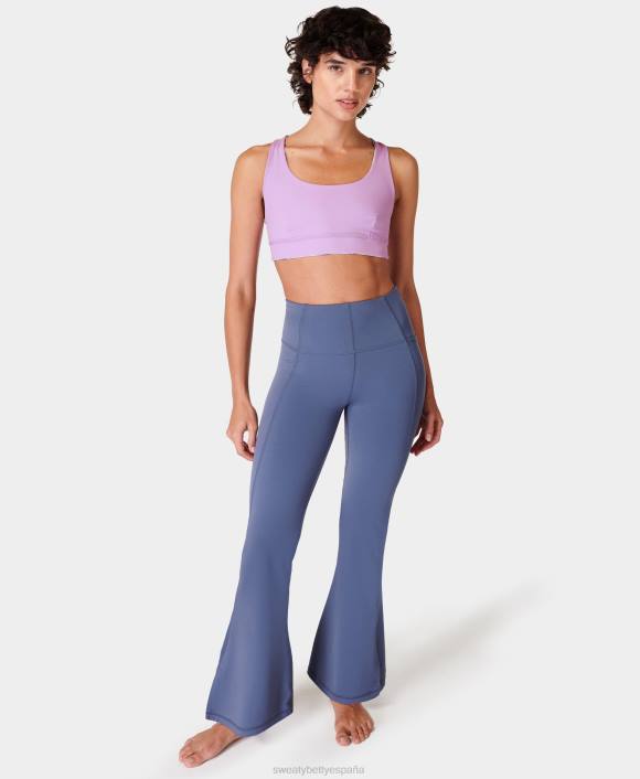 ropa azul infinito T28T553 pantalones de yoga acampanados súper suaves mujer Sweaty Betty