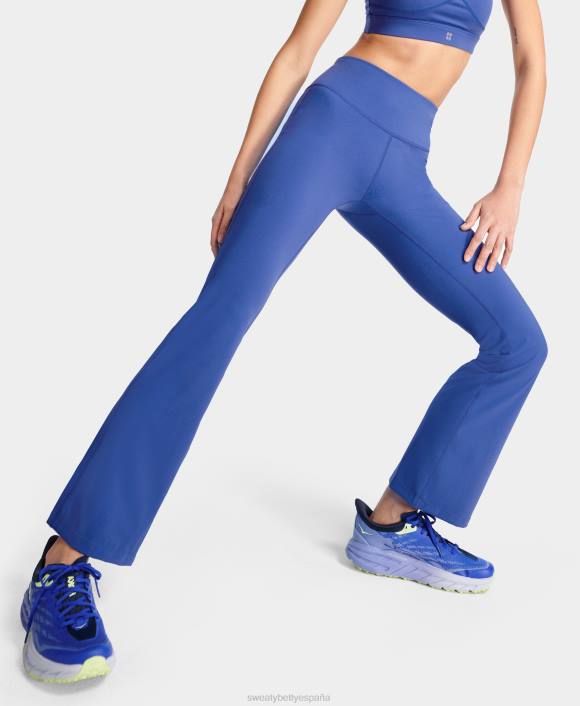 ropa hora azul T28T966 pantalones deportivos con corte power bootcut mujer Sweaty Betty