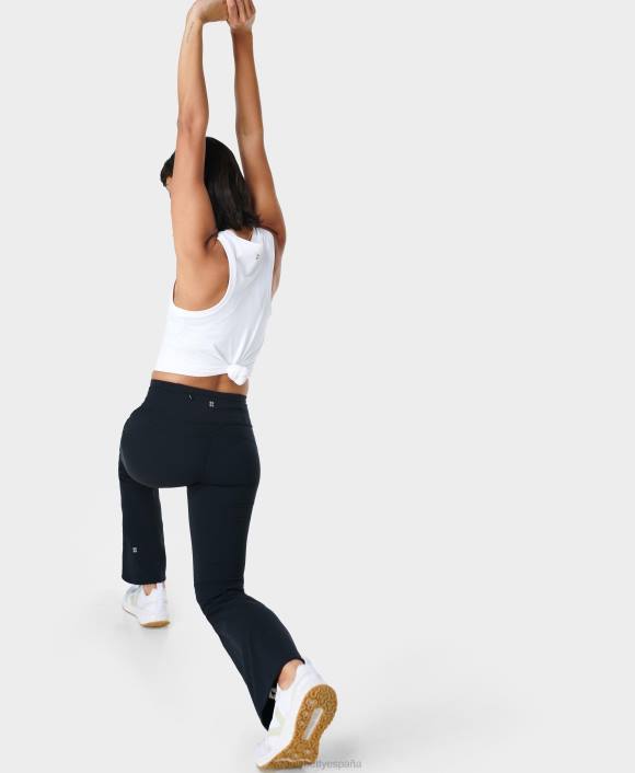 ropa negro T28T1110 pantalones deportivos acampanados Power Kick mujer Sweaty Betty