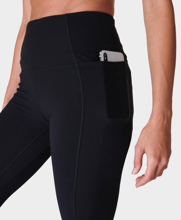 ropa negro T28T551 pantalones de yoga acampanados súper suaves mujer Sweaty Betty