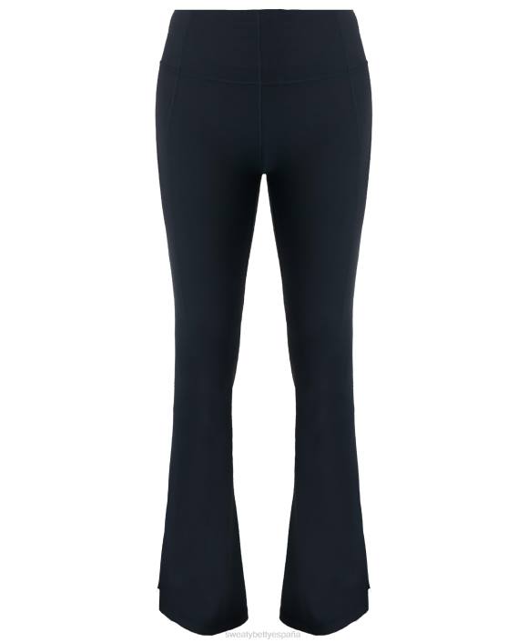 ropa negro T28T551 pantalones de yoga acampanados súper suaves mujer Sweaty Betty