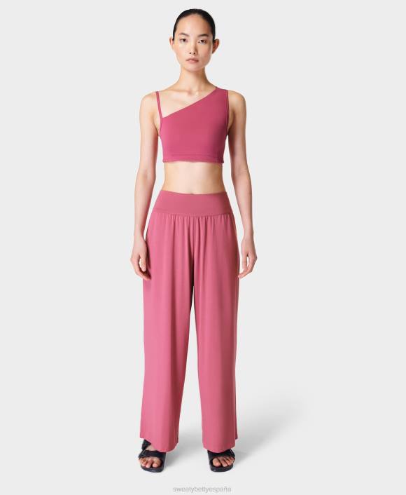 ropa rosa ambiental T28T597 pantalones anchos de modal mujer Sweaty Betty
