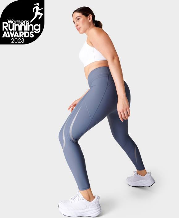 ropa azul infinito T28T488 leggings para correr con iluminación 7/8 de gravedad cero mujer Sweaty Betty
