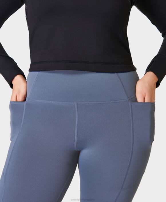 ropa azul infinito T28T700 Leggings reflectantes para correr Therma Boost 2.0 mujer Sweaty Betty