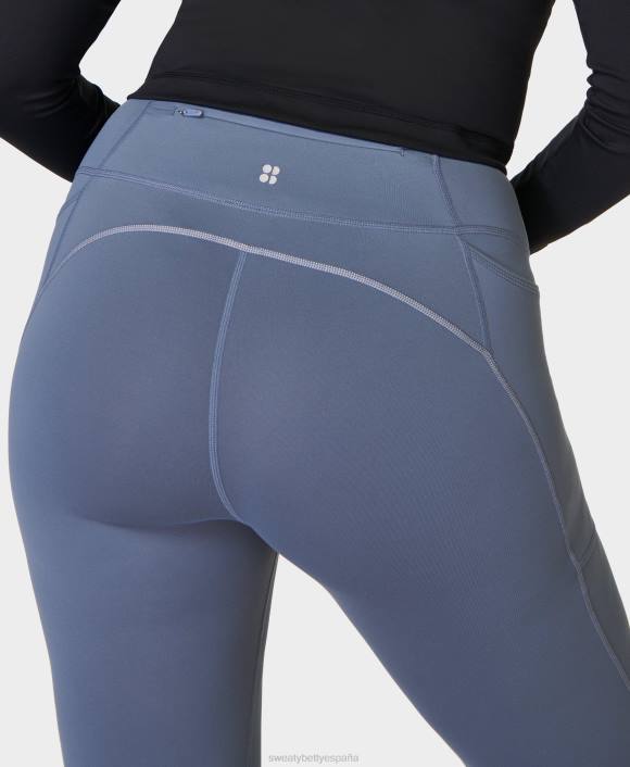 ropa azul infinito T28T700 Leggings reflectantes para correr Therma Boost 2.0 mujer Sweaty Betty