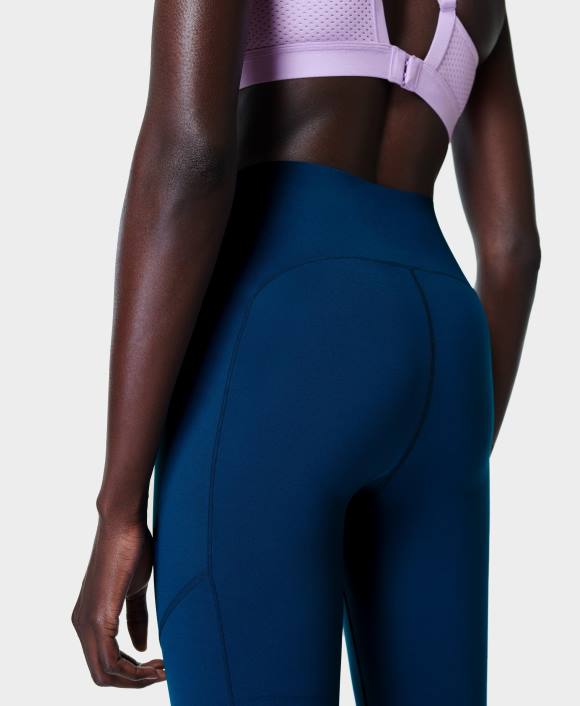 ropa azul profundo T28T965 Legging deportivo con bloques de color y cintura alta Power Ultrasculpt mujer Sweaty Betty