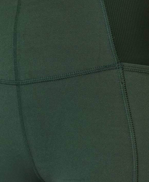 ropa caminata verde T28T288 Leggings de yoga 7/8 de canalé súper suaves mujer Sweaty Betty