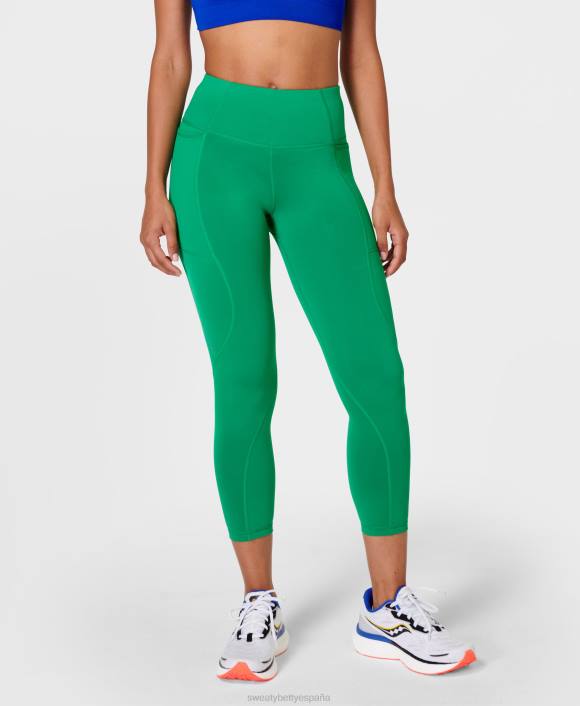 ropa electro verde T28T716 Leggings reflectantes para correr Therma Boost 2.0 7/8 mujer Sweaty Betty