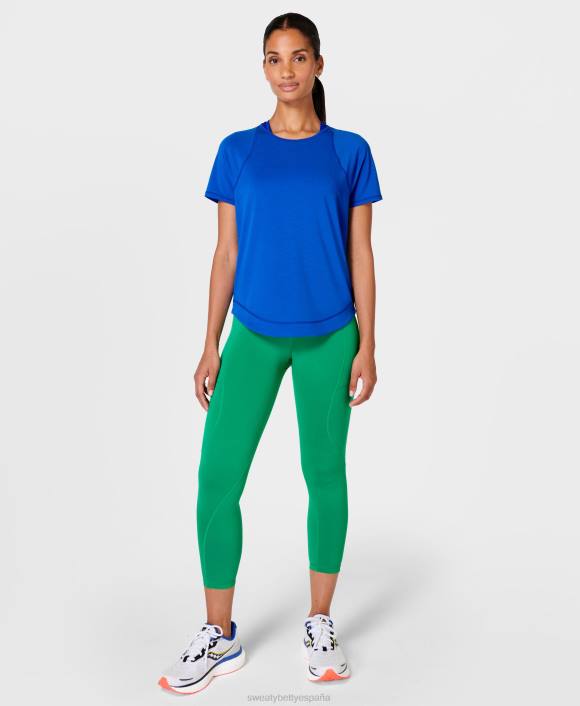 ropa electro verde T28T716 Leggings reflectantes para correr Therma Boost 2.0 7/8 mujer Sweaty Betty