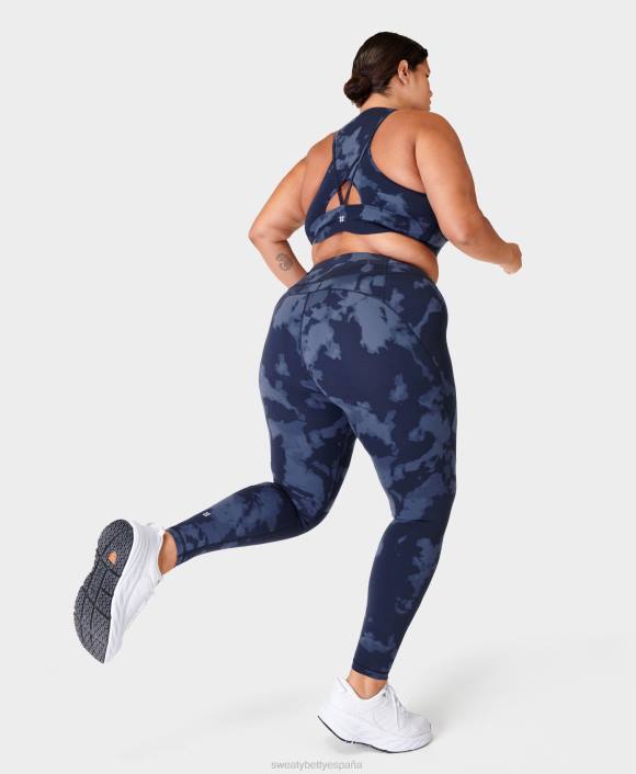 ropa estampado azul desvanecido T28T54 leggings de entrenamiento de potencia mujer Sweaty Betty