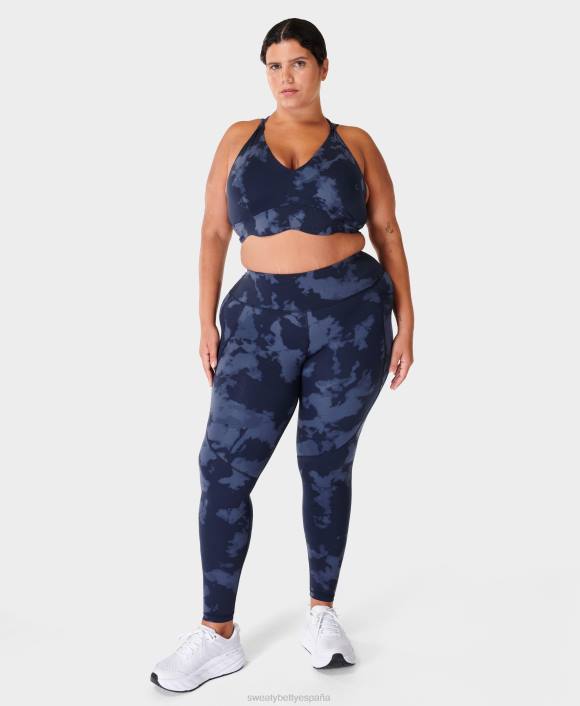 ropa estampado azul desvanecido T28T54 leggings de entrenamiento de potencia mujer Sweaty Betty