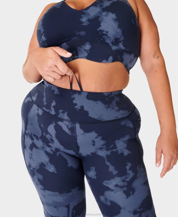 ropa estampado azul desvanecido T28T54 leggings de entrenamiento de potencia mujer Sweaty Betty