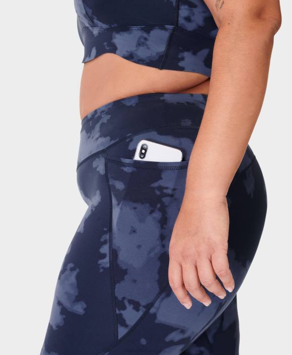 ropa estampado azul desvanecido T28T54 leggings de entrenamiento de potencia mujer Sweaty Betty