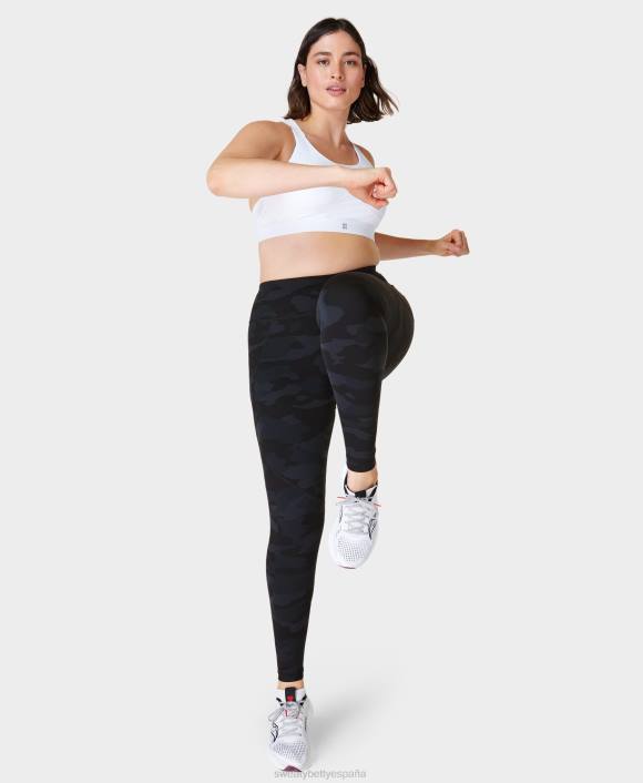 ropa estampado de camuflaje ultra negro T28T76 leggings de entrenamiento de potencia mujer Sweaty Betty