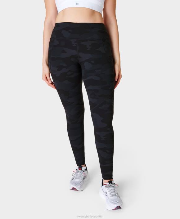 ropa estampado de camuflaje ultra negro T28T76 leggings de entrenamiento de potencia mujer Sweaty Betty