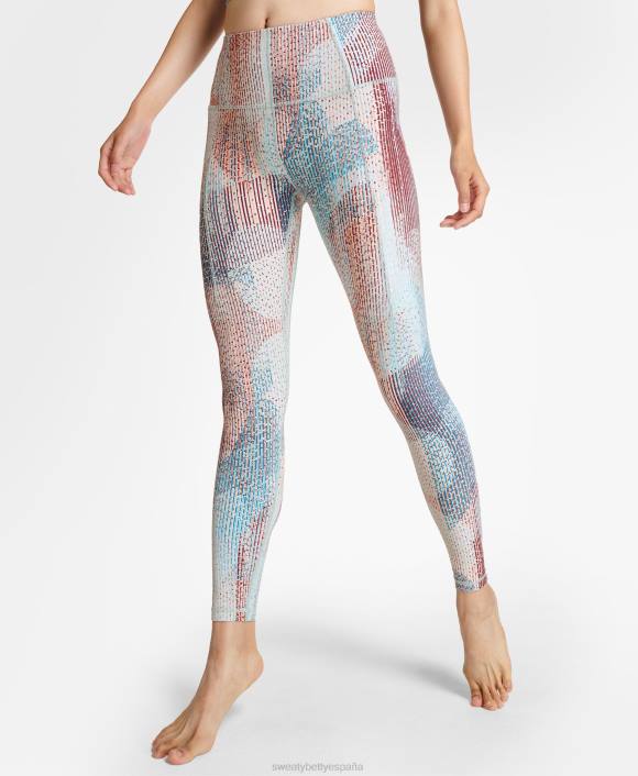 ropa estampado de ciudad azul T28T183 leggings de yoga súper suaves mujer Sweaty Betty