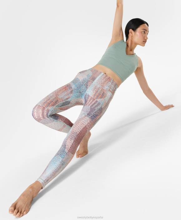 ropa estampado de ciudad azul T28T183 leggings de yoga súper suaves mujer Sweaty Betty