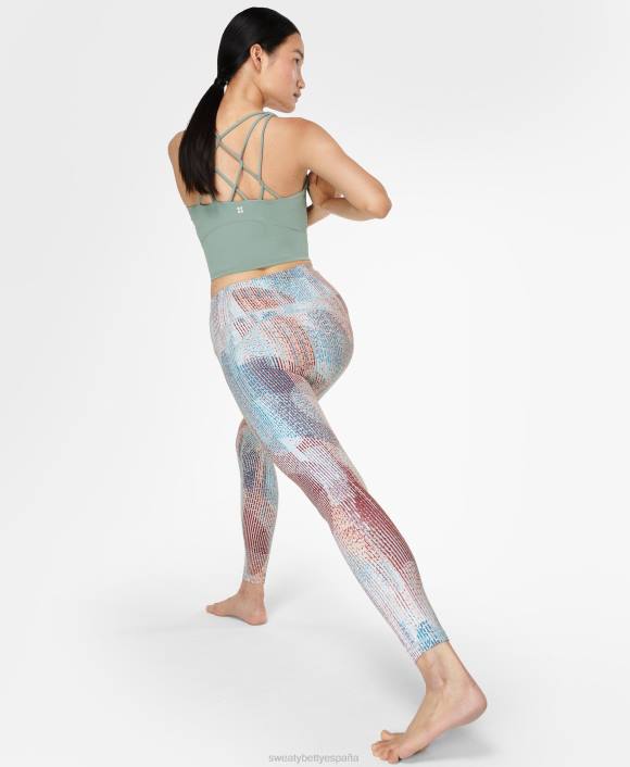 ropa estampado de ciudad azul T28T183 leggings de yoga súper suaves mujer Sweaty Betty