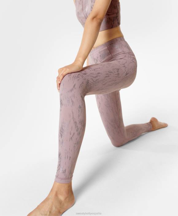 ropa estampado de lámina de fusión rosa T28T188 leggings de yoga súper suaves mujer Sweaty Betty