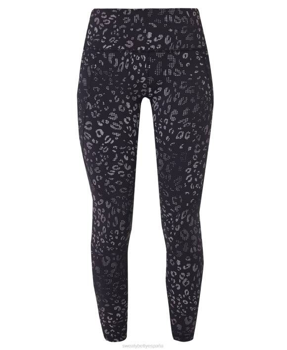 ropa estampado de leopardo reflectante negro T28T573 leggings de entrenamiento reflectantes mujer Sweaty Betty