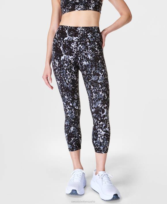 ropa estampado de moteados grises T28T423 leggings deportivos cortos y potentes mujer Sweaty Betty