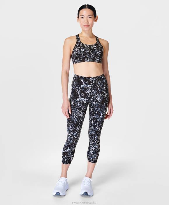 ropa estampado de moteados grises T28T423 leggings deportivos cortos y potentes mujer Sweaty Betty