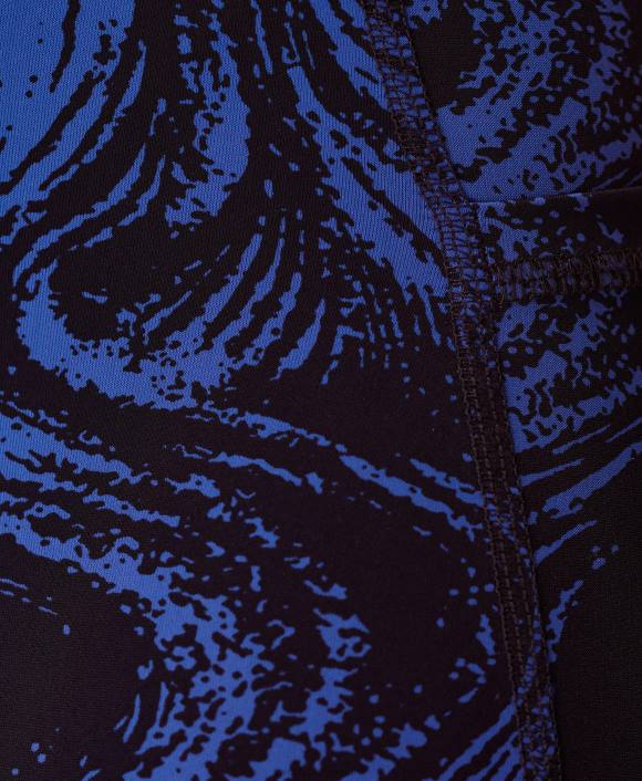 ropa estampado de ondas azules T28T992 leggings para correr 7/8 de talle alto y gravedad cero mujer Sweaty Betty