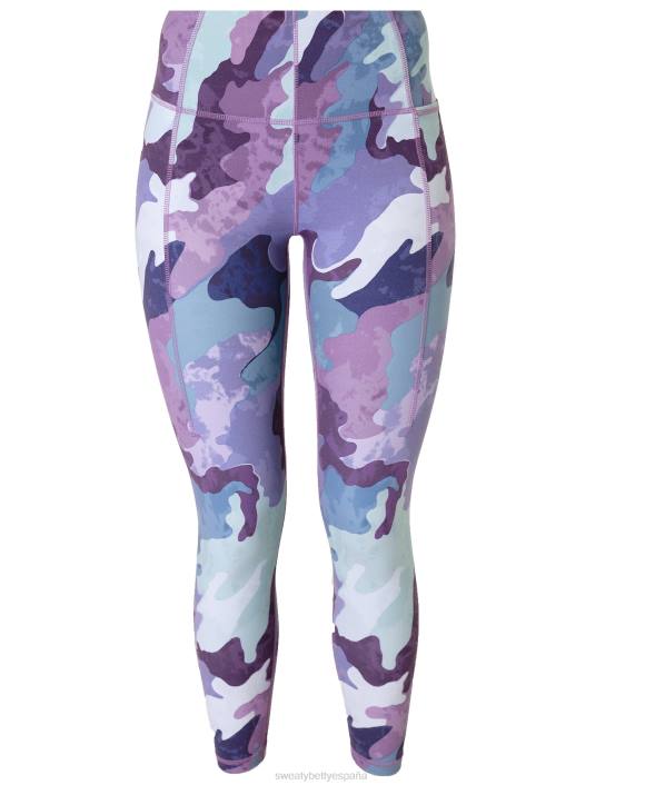ropa estampado de parche de camuflaje verde T28T117 leggings de yoga 7/8 súper suaves mujer Sweaty Betty
