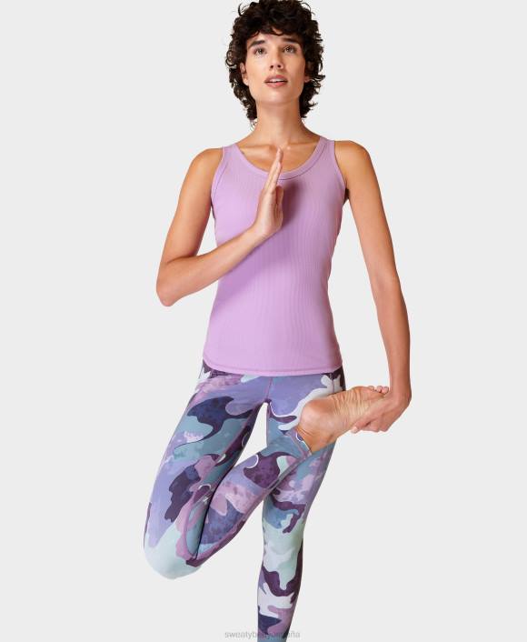 ropa estampado de parche de camuflaje verde T28T178 leggings de yoga súper suaves mujer Sweaty Betty